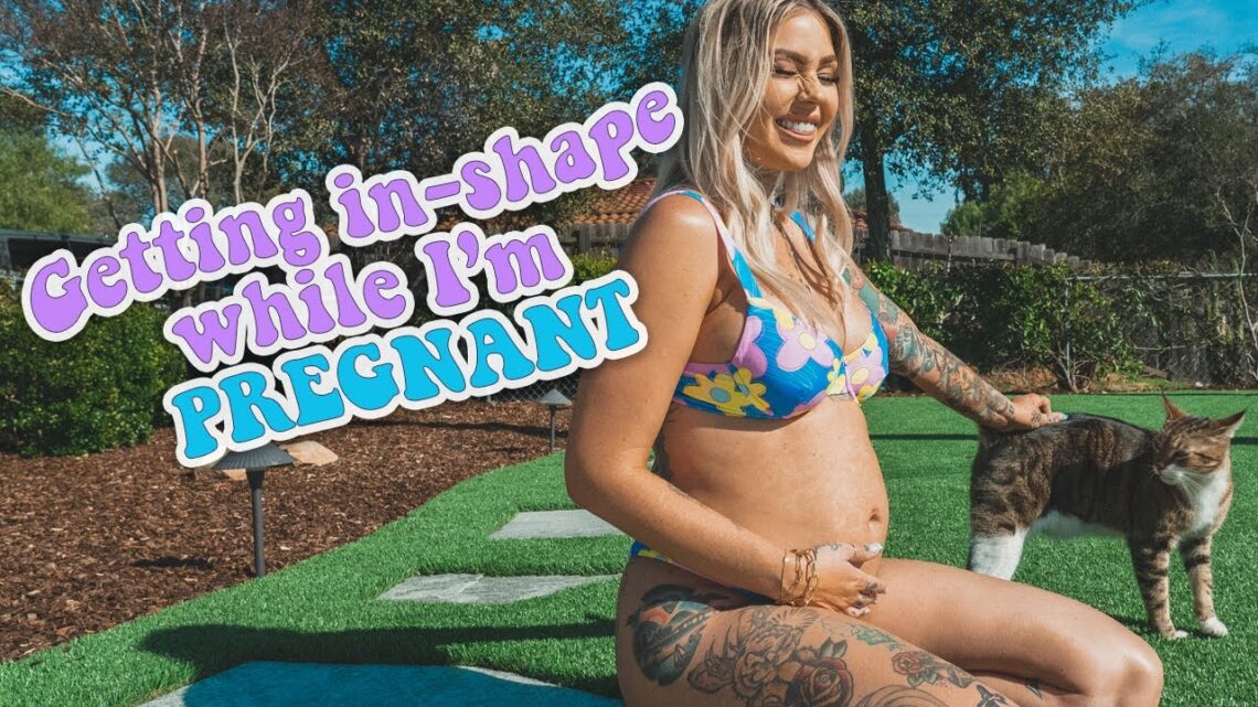 GETTING IN-SHAPE While I’m Pregnant!! Food Portions, Goals, Weight Gain/Loss  | KristenxLeanne