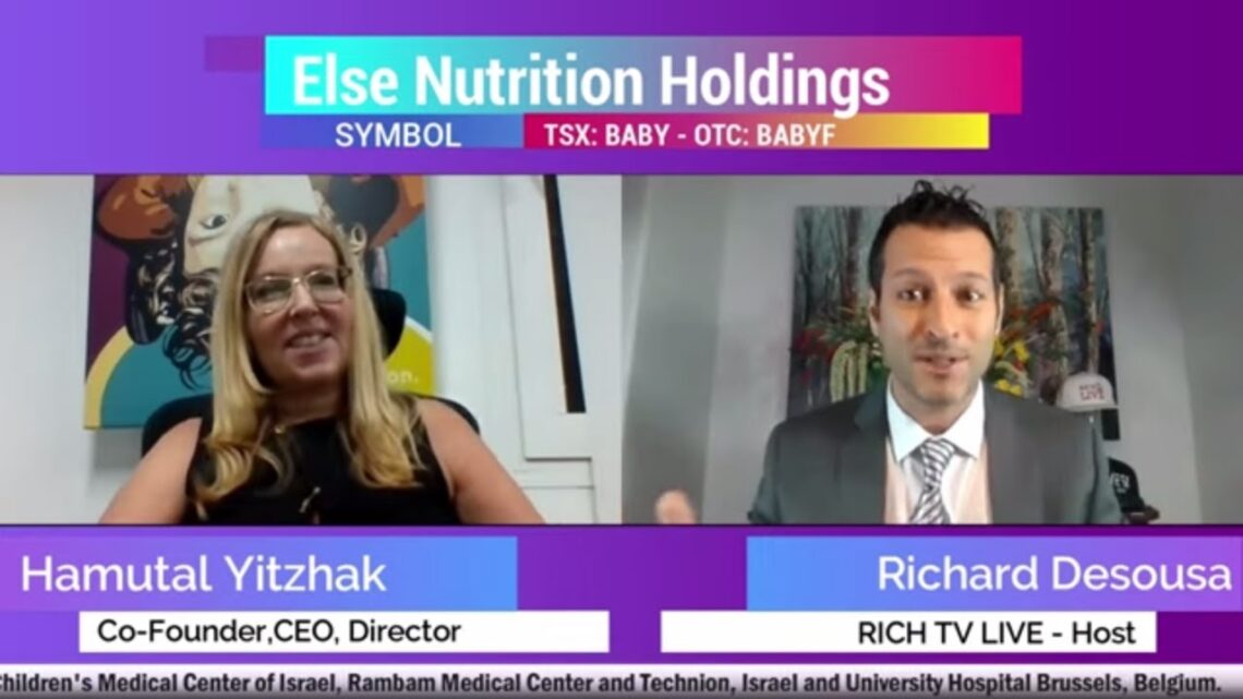 Else Nutrition’s CEO Hamutal Yitzhak (BABY) (BABYF)