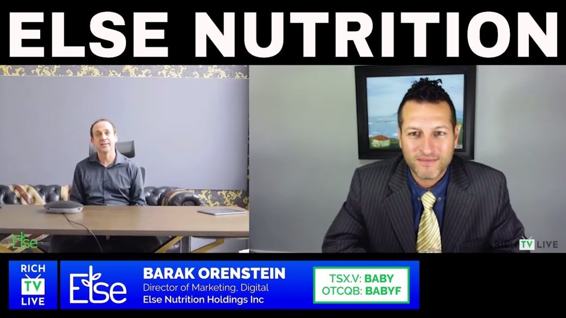 ELSE NUTRITION (TSXV:BABY) (OTCQB:BABYF) | RICH TV LIVE INTERVIEW