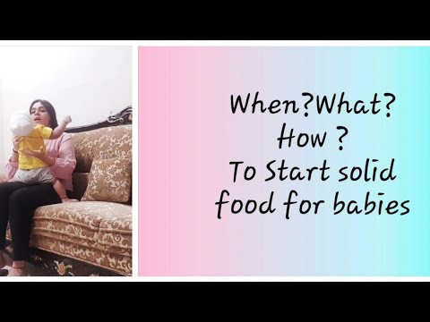 Huda’s Lifestyle| When?What?,How?To start solid food for babies|nutrition option for babies|