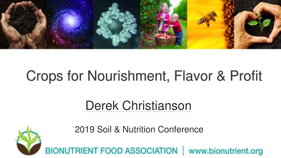 Derek Christianson: Crops for Nourishment, Flavor & Profit | 2019 Soil & Nutrition Conference