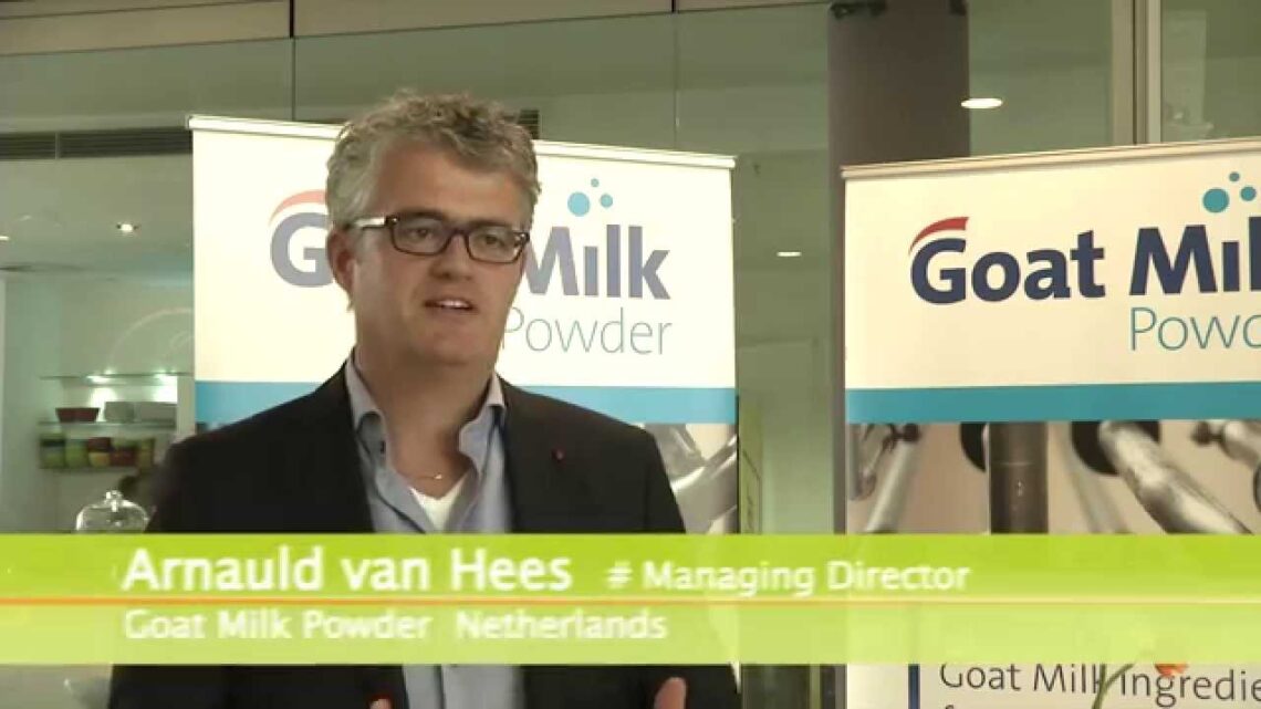 Arnauld van Hees, Goat Milk Powder at the Sports & Performance Nutrition Platform 2014