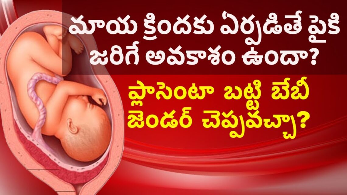 మాయ క్రిందకు ఏర్పడితే పైకి జరిగే అవకాశం ఉందా?ప్లాసెంటా  ఉన్న దాని బట్టి జెండర్ ఆఫ్ బేబీ చెప్పవచ్చా?