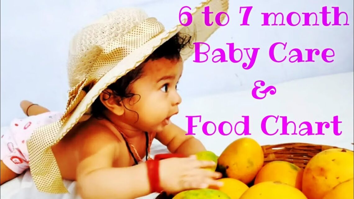 6 – 7 month baby food chart / Baby first food / 6 month Baby Care/ Complete guide