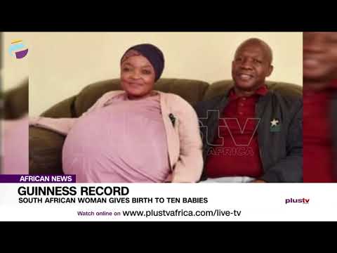 Guinness Record: South African Woman Gives Birth To Ten Babies | AFRICAN