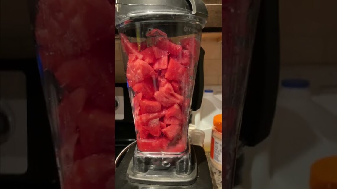 Making Fresh Watermelon Juice 🍉