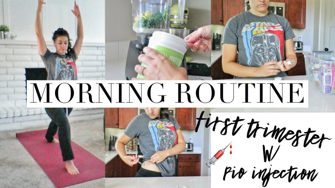 PREGNANCY MORNING ROUTINE | IVF SUCCESS