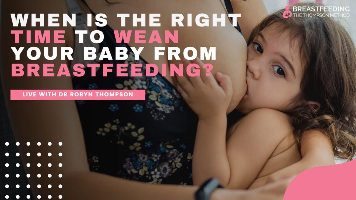 When is the right time to wean your baby from breastfeeding? With Dr Robyn Thompson