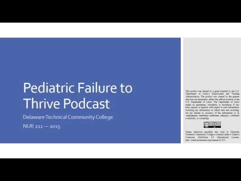 Pediatric Failure to Thrive