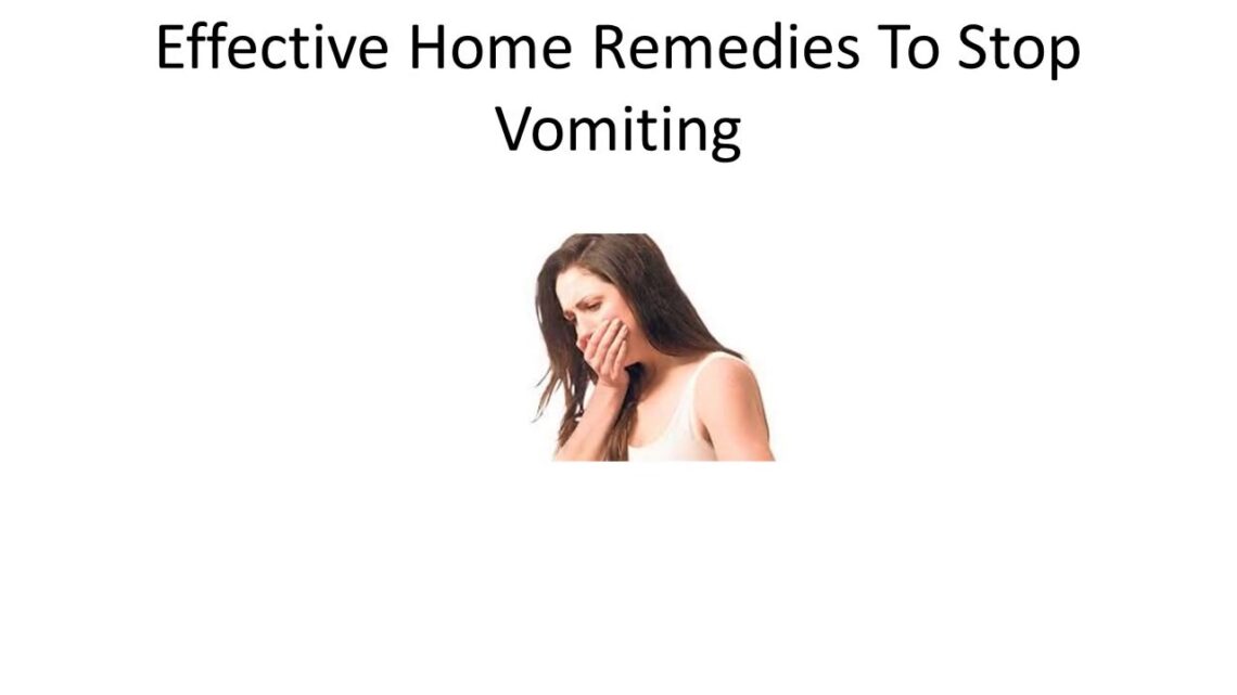 Effective Home Remedies To Stop Vomiting | Health Tips To Stop Vomiting