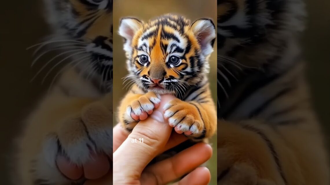 Baby tigers Cuteness melt your heart | #shorts #tiger #animals