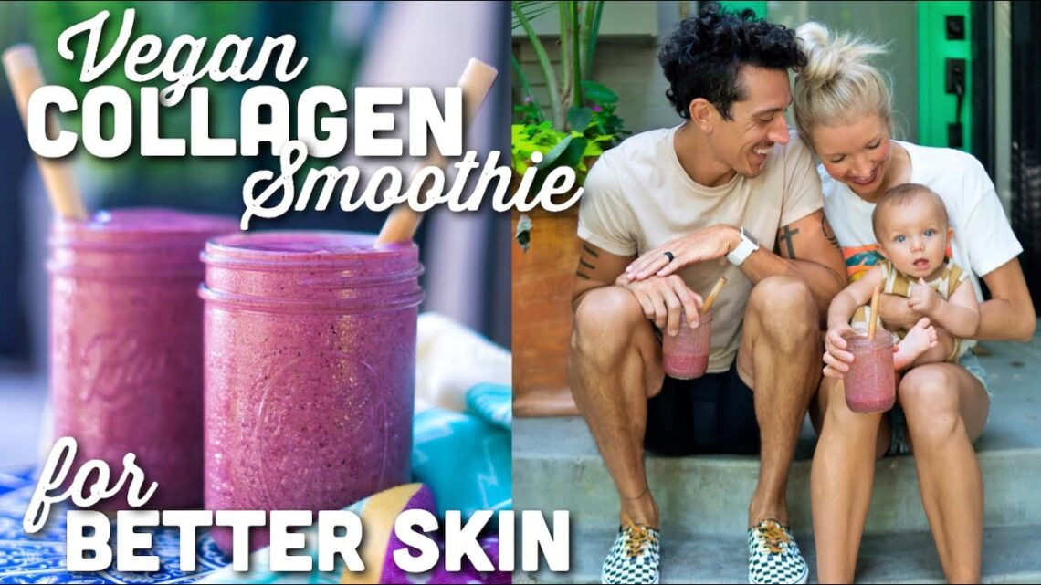 Vegan Collagen Smoothie For Better Hair, Skin, & Nails