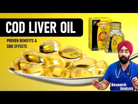 Cod Liver Oil : Proven Benefits & Side effects | Omega 3 + Vitamin A & D | Dr.Education Hin Eng