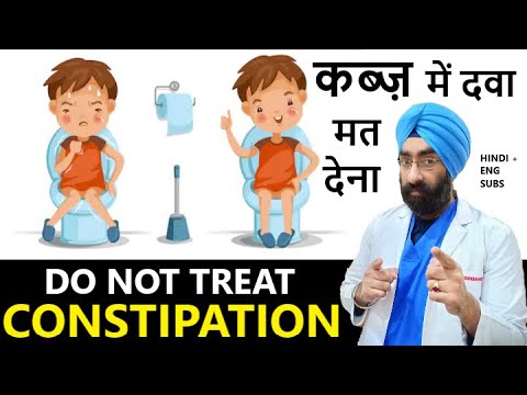 Never give anything in Constipation – Kabaj – if Child is Not doing Potty | Dr.Education (Hin + Eng)