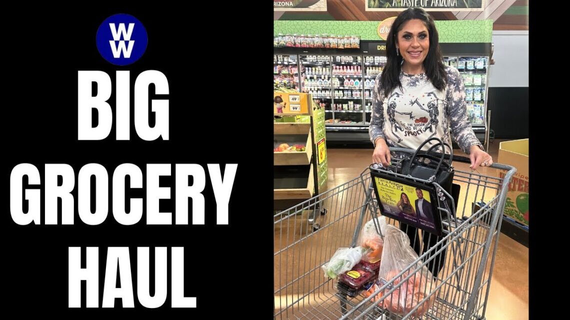 BIG WW GROCERY HAUL FROM 2 STORES – NEW FOOD FINDS & POINTS INCLUDED – WEIGHT WATCHERS!