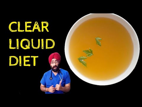 पेट ख़राब हो तो क्या खाए | CLEAR LIQUID DIET | For Stomach Problems | Dr.Education