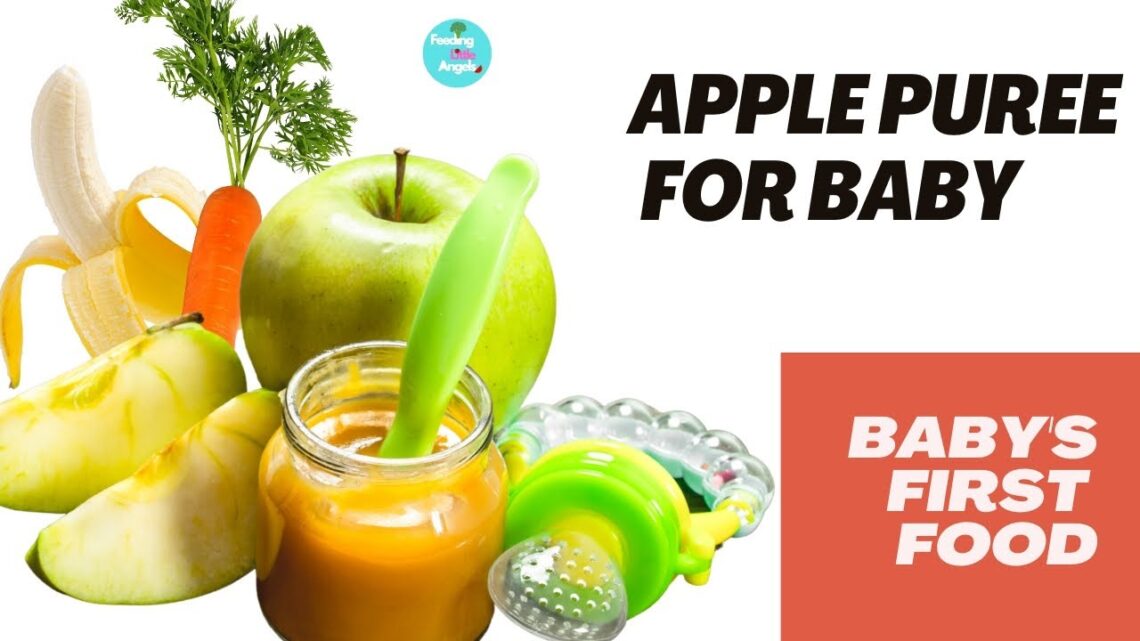 MAKE Delicious Apple Puree in 10 Minutes for Your 6+ Month Baby!