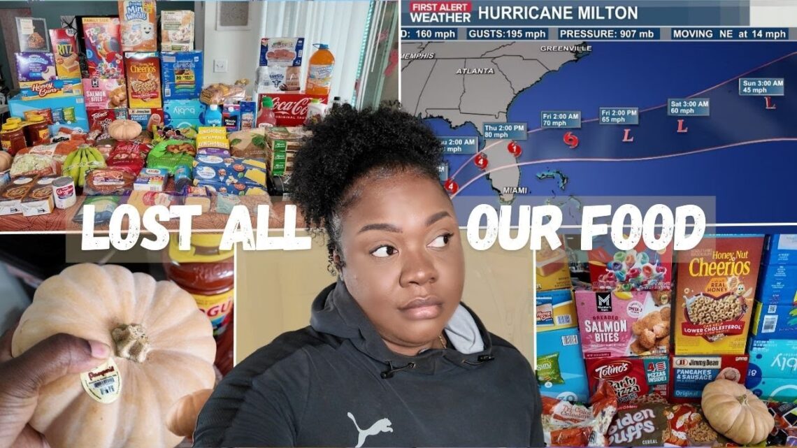 Grocery haul After Losing It All After Hurricane Milton….