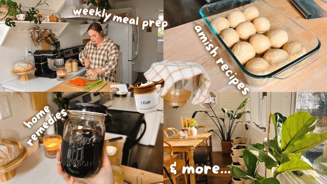 Weekly MEAL PREP, home remedies, amish recipes & more!