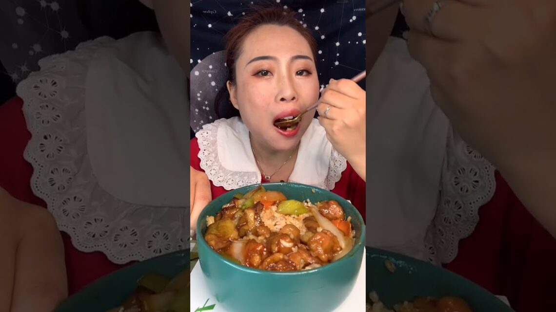 Chinese mukbang eating soo fast can you do that 16