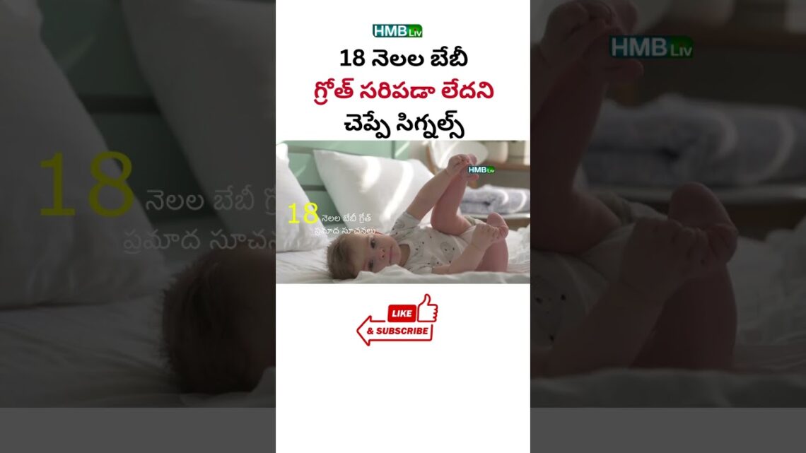 18 months baby గ్రోత్ సరిపడా లేదని చెప్పే సిగ్నల్స్ ఇవే | HMBliv HEALTH & WELLNESS