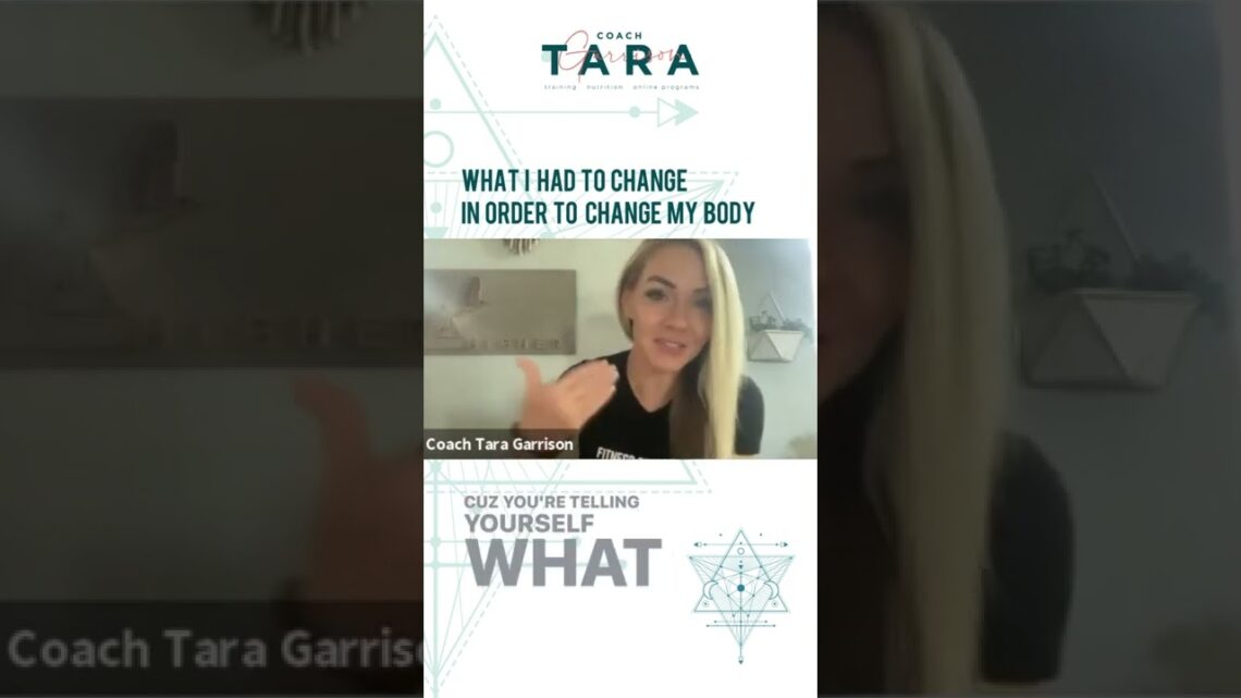 What I had to #Change In Order to #Transform My #Body