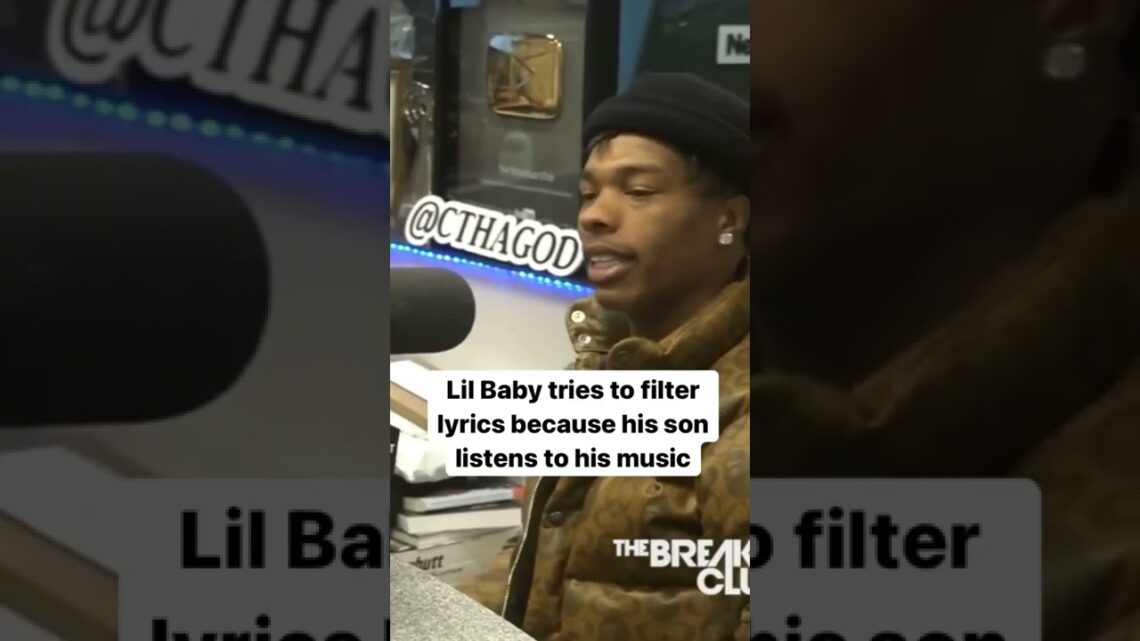 Lil Baby tries to filter lyrics because his son listens to his music #Shorts