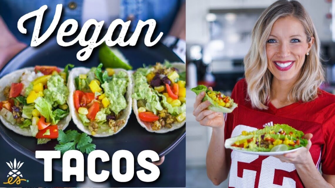 Vegan Lentil Quinoa Tacos | High Protein Super Bowl Recipe