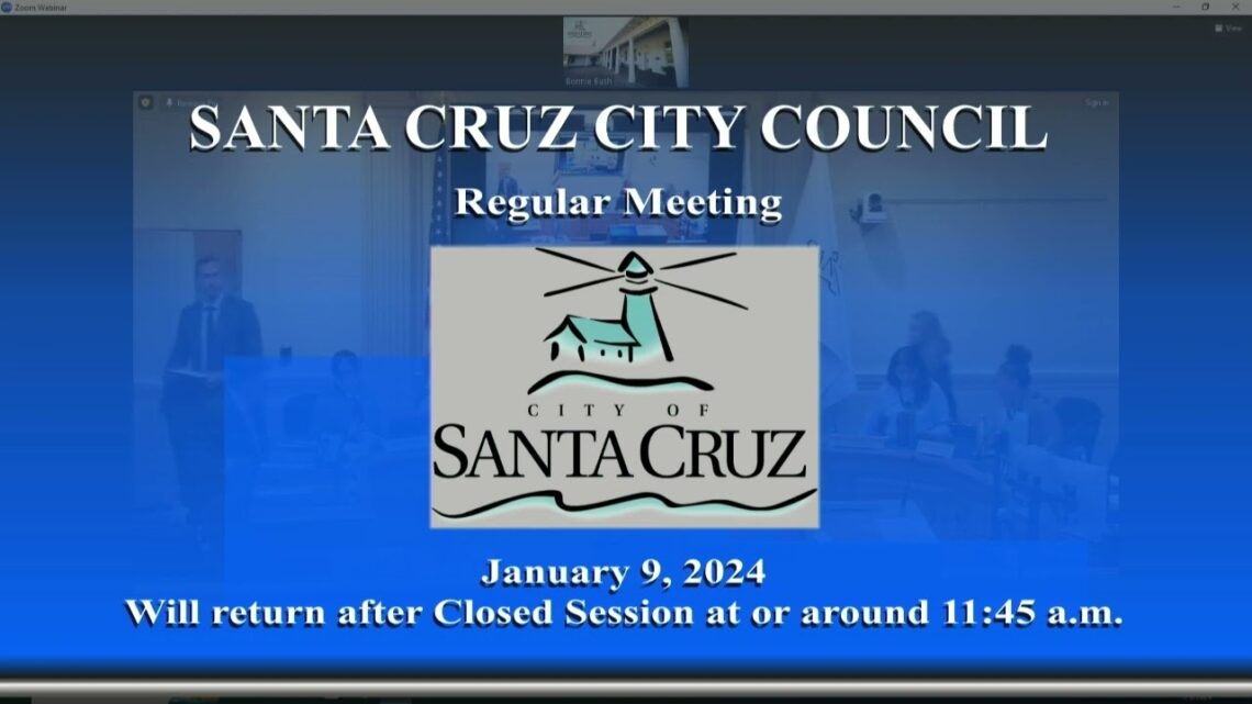 Santa Cruz City Council 01/09/2024