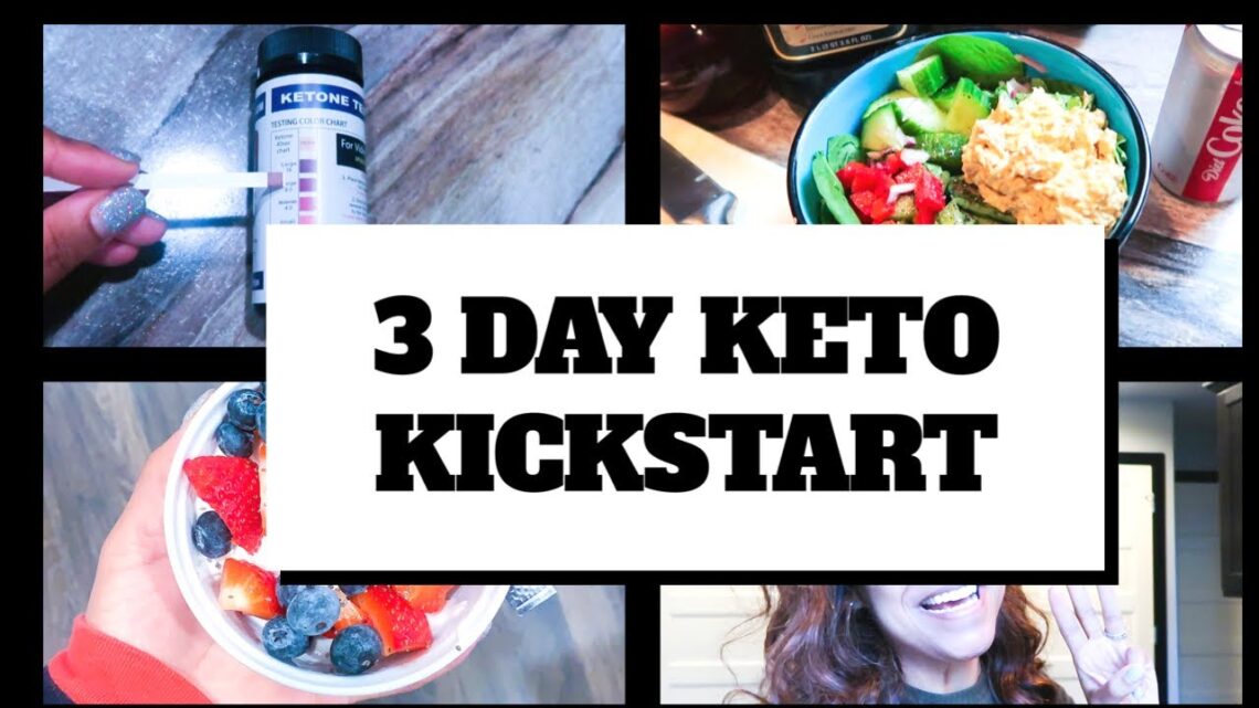 HOW TO GET INTO KETOSIS FAST| 3 DAY KETO KICKSTART| LOW CARB| WHAT I EAT IN A DAY