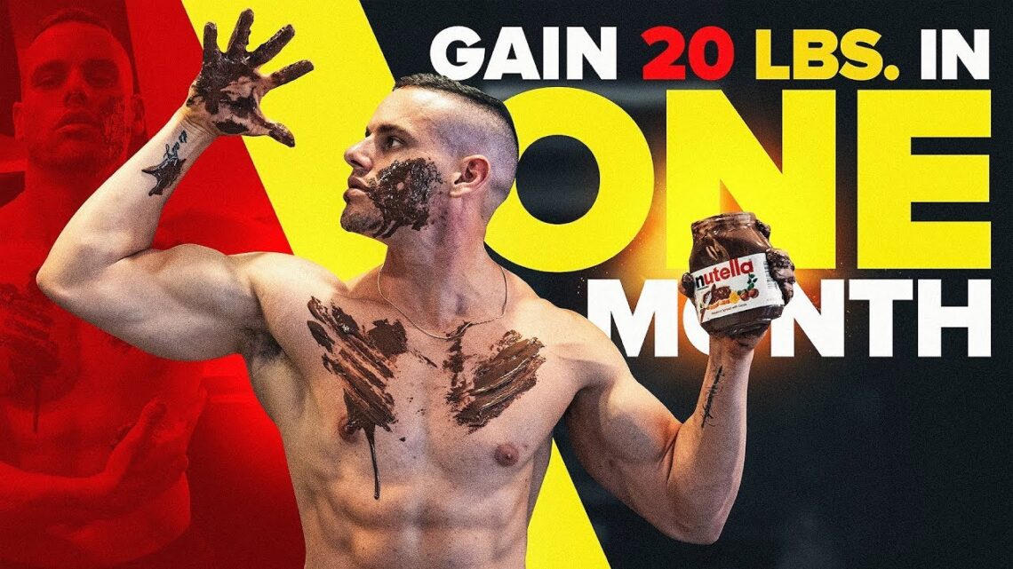 How To Gain 20 Lbs of Lean Muscle in 1 MONTH