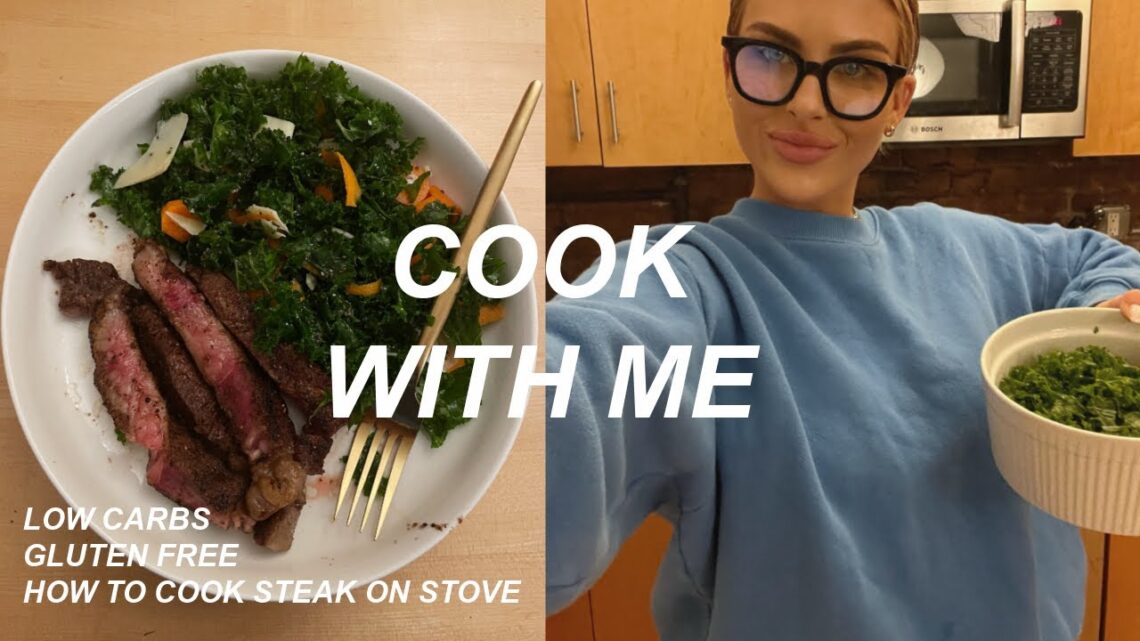 cook dinner with me (low carb/gluten free)