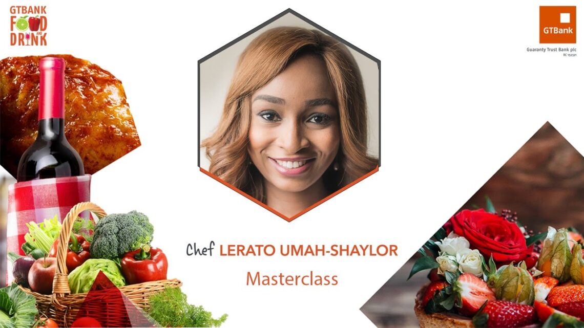 Chef Lerato Umah-Shaylor Steams Fish In Moi-Moi Leaves At the 2017 GTBankFoodDrink Fair